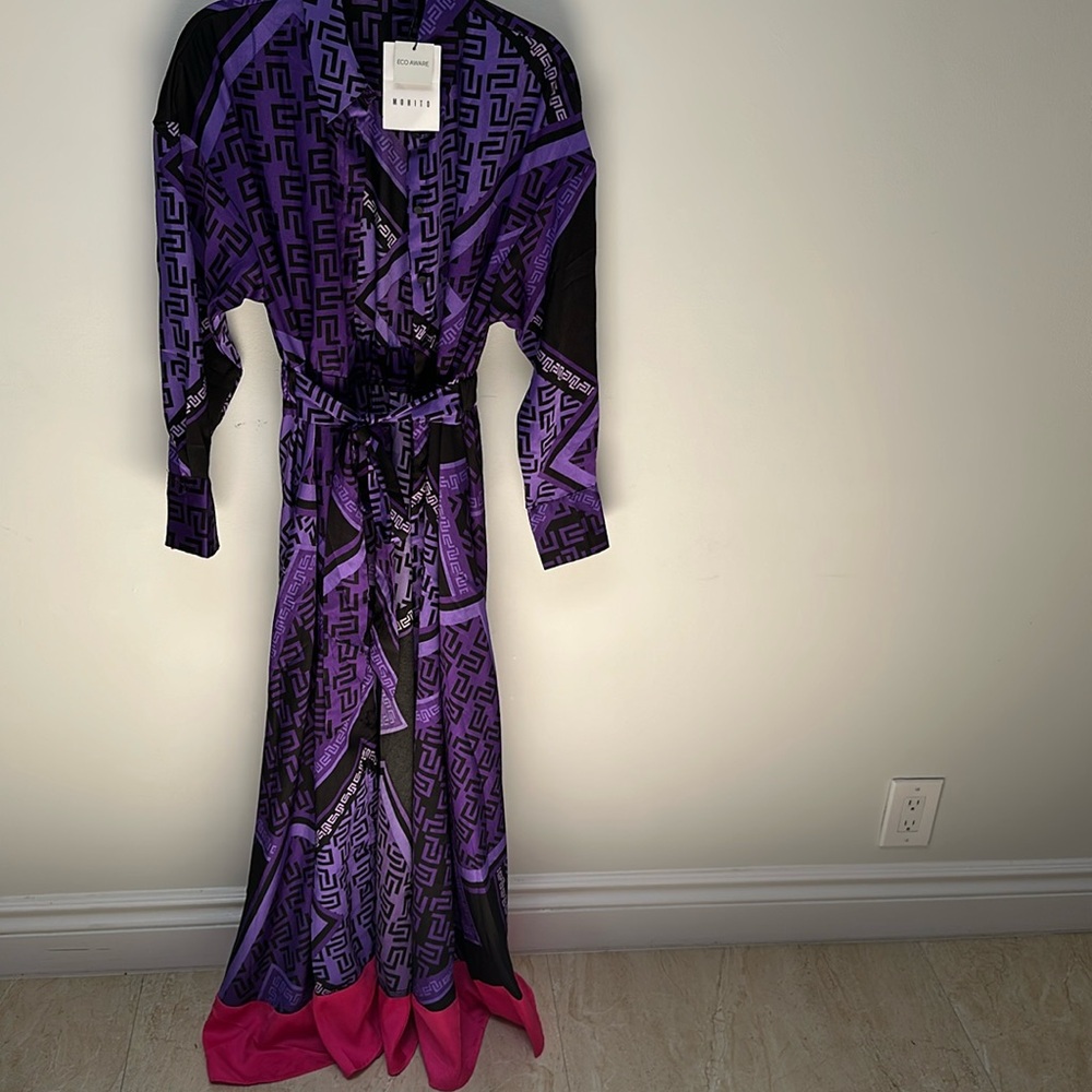 MOHITO shirt maxi dress with pockets size EU 36
